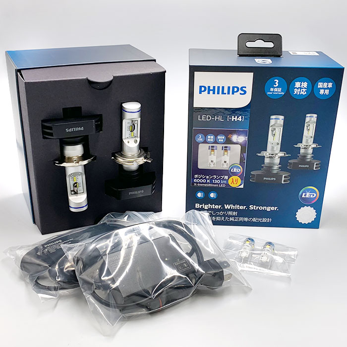 フィリップス 自動車用バルブ&ライト LED ヘッドライト H4 6000K 3200